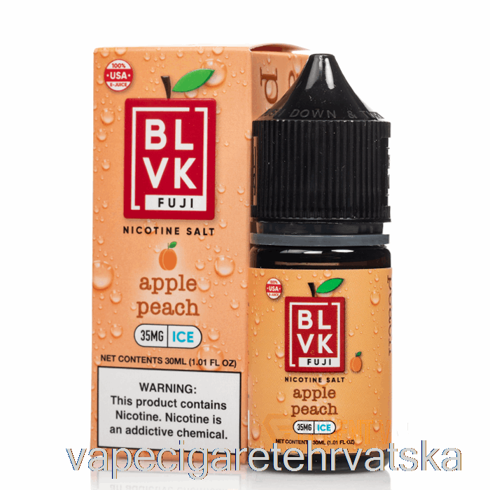 Vape Hrvatska Jabuka Breskva Led - Blvk Fuji Soli - 30ml 35mg